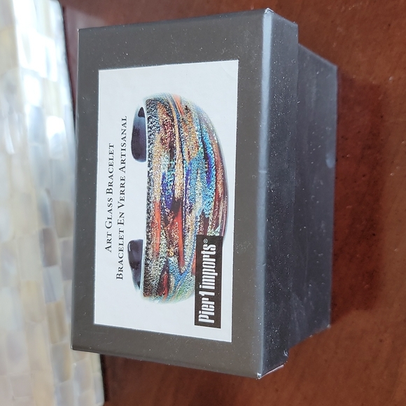 Pier 1 imports Art Glass Bracelet - Picture 1 of 4